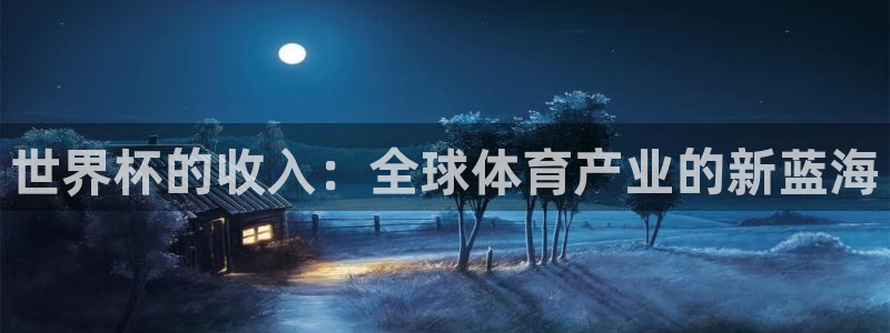 2026年世界杯赛程表时间：世界杯的收入：全球体育产业的新蓝海